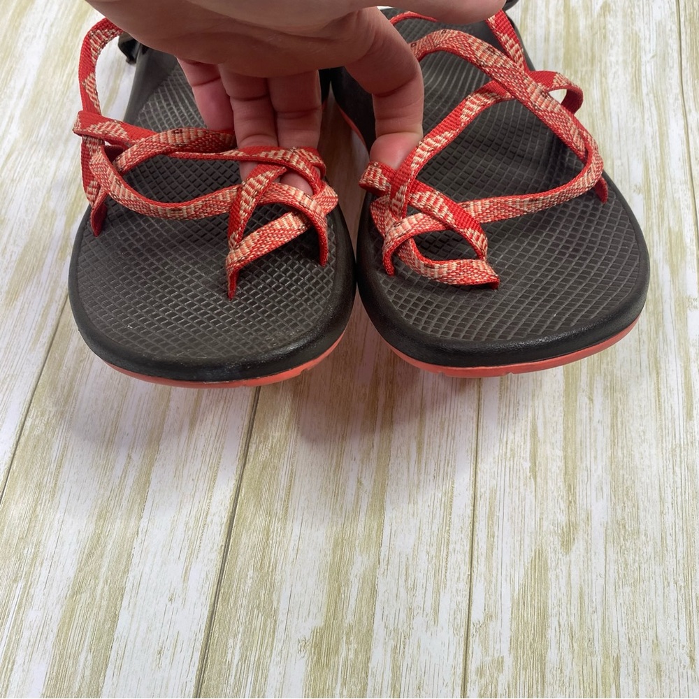 Chaco ZX/2 Classic Sandals in Red Orange - Picture 8 of 11